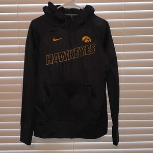 Ladies Nike Therma-fit Iowa Hawkeyes zip up Hoodie - sz M. Perfect condition!!